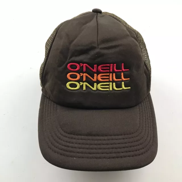 Oneill Hat Cap Snapback Trucker Brown Red Adult Mens Mesh Back Adult Casual