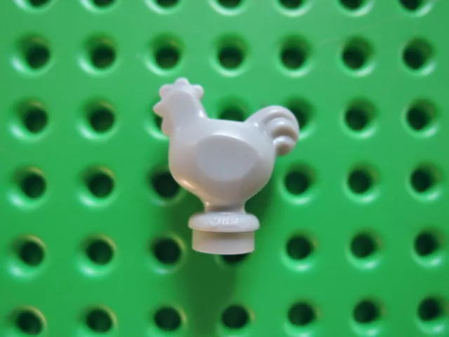 Lego 1 x Huhn Chicken Henne 95342 neu hellgrau  NEU