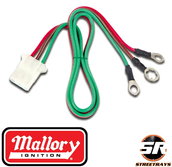 Mallory 29349 Universal Distributor Replacement Wiring Harness 3-Wire