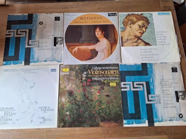 grosse vinyl lp  Klassikboxen Sammlung   Deutsche Grammophon Beethoven , Mozart