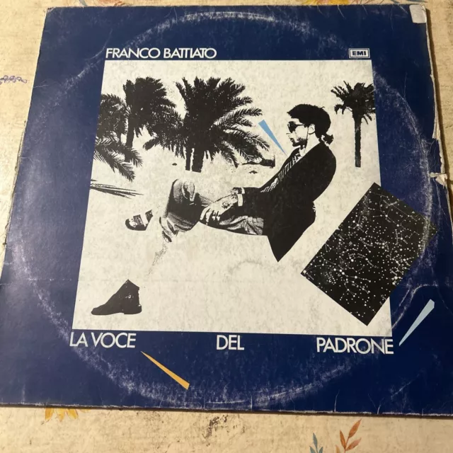 Franco Battiato-La Voce Del Padrone-Rare Lp 33 Giri 12"-1981