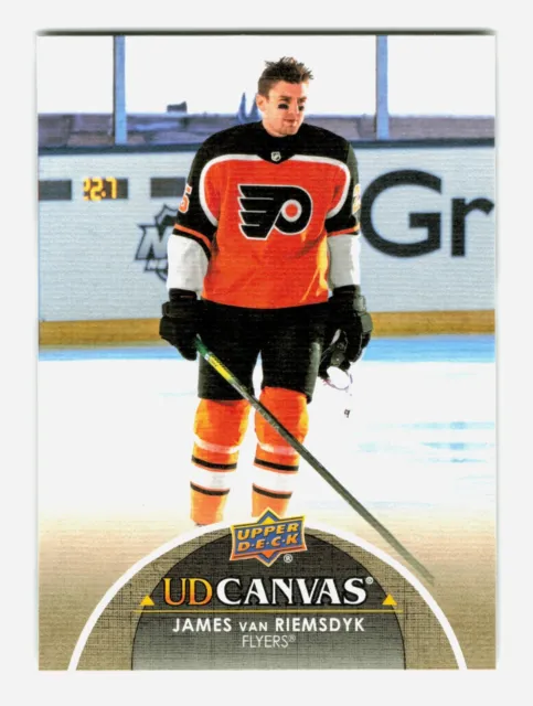 2021-22 Upper Deck UD Canvas James Van Riemsdyk #C62 - Philadelphia Flyers