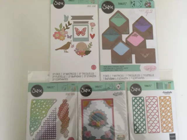 Sizzix Thinlits Die Set Pick 1 of 17 Dies New