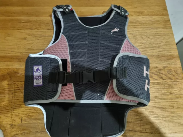 Harry Hall Equestrian Horse Riding Body Protector Vest Adult Size M Level 3