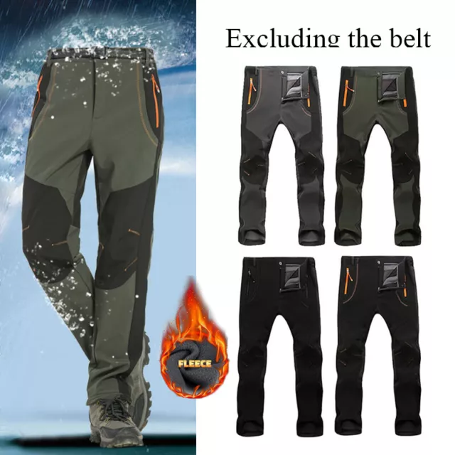 Pantaloni da passeggio da uomo impermeabili da carico pioggia escursionismo pesca all'aperto pantaloni da lavoro Regno Unito