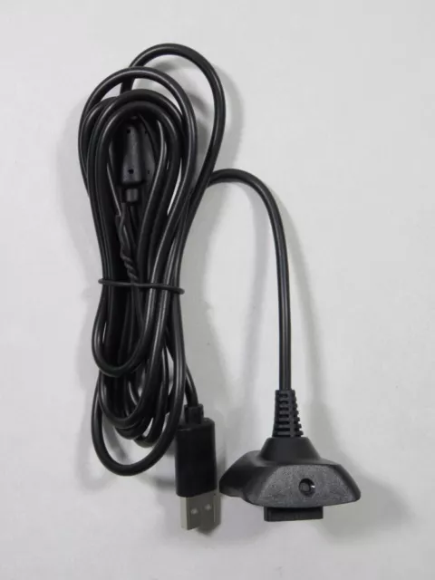Cable Play And Charge Non Officiel Xbox 360 Black Noir New