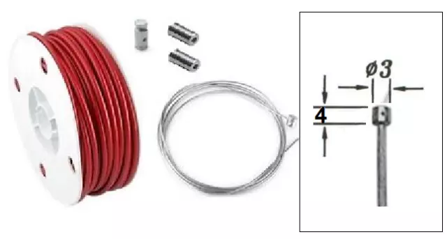 Pack /Kit / Ensemble  gaine et cable Gaz Accelerateur Motobecane Solex