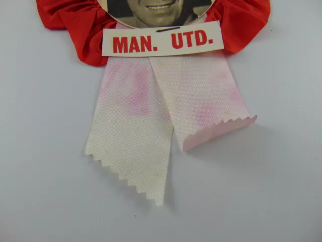 1960’s Bobby Charlton Original Rosette Manchester United Football Club 3