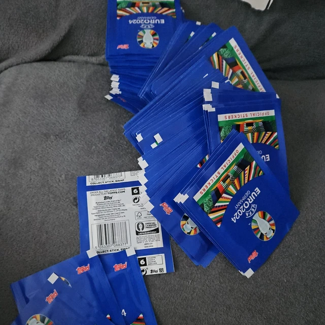 TOPPS EURO 2024 Sticker Collection 2x Single Pack (6 Stickers) £0.99