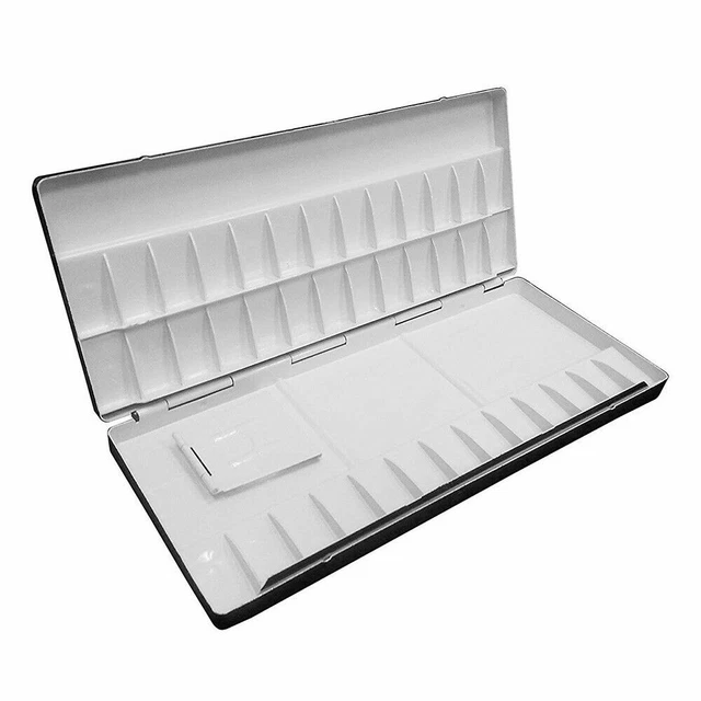 Wells Color Box PROFESSIONAL ARTIST SMALL Aluminum Water Color Palette 39 Wells (No.239 ...