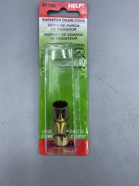Dorman # 61106 Drain Cock-Brass-1/4 npt thread. (NEW) 💥FAST FREE SHIPPING💥