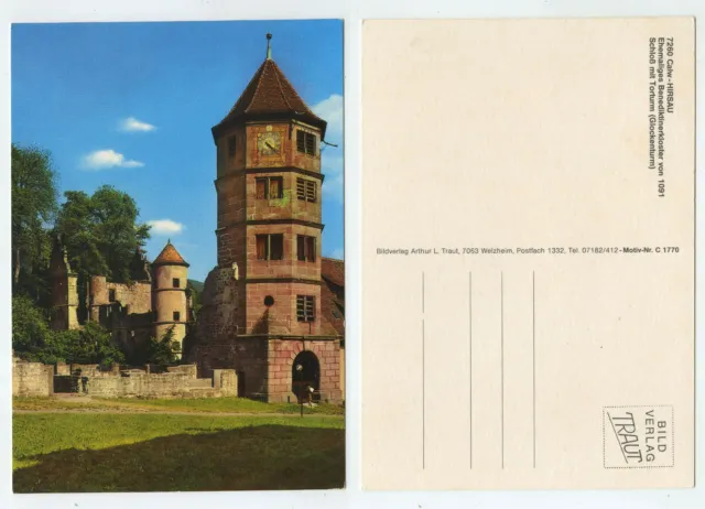 83979 - Calw-Hirsau - Castle with Gate Tower (Bell Tower) - Old Postcard