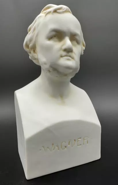 Bisquit Porzellan Figur - Richard Wagner - Figur Büste - ca. 16 cm H 3