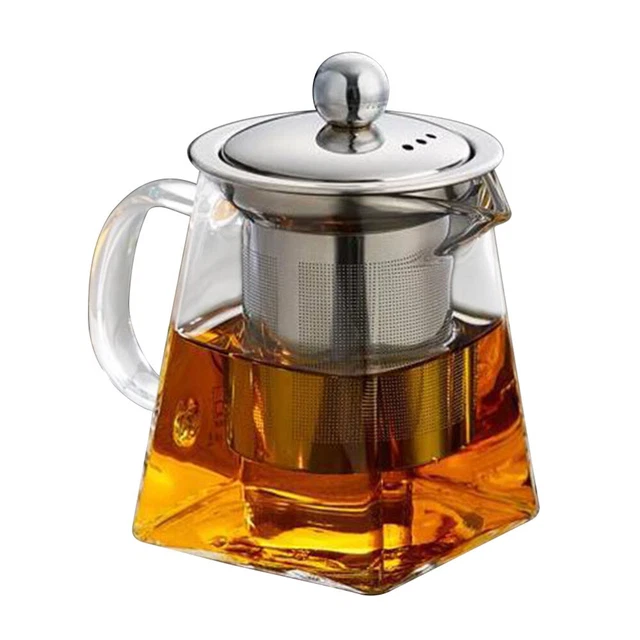 Infusore caffè bollitore tazza da tè filtri teiera riscaldatore foglie sciolte