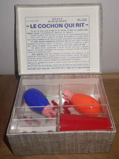 Jeu De Société Le Cochon Qui Rit - Version 2 Cochons - Complet Et En Bon état - Occasion