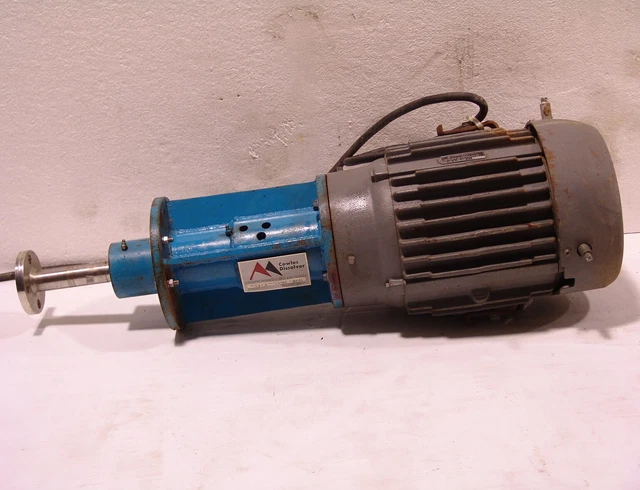 Cowles dissolver mixer agitator 7-½ hp , 870 rpm stainless shaft