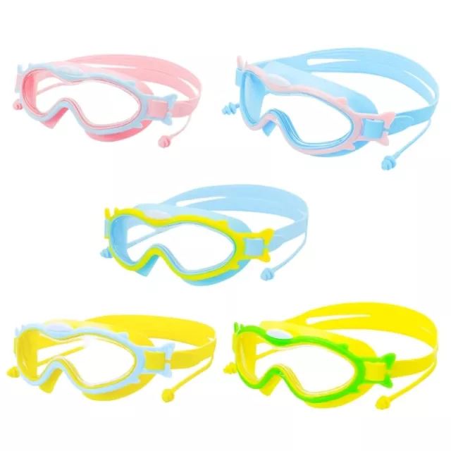 Children Swim Goggles with Anti-Fog, Waterproof Clear Lens for 3-16 Years Kids