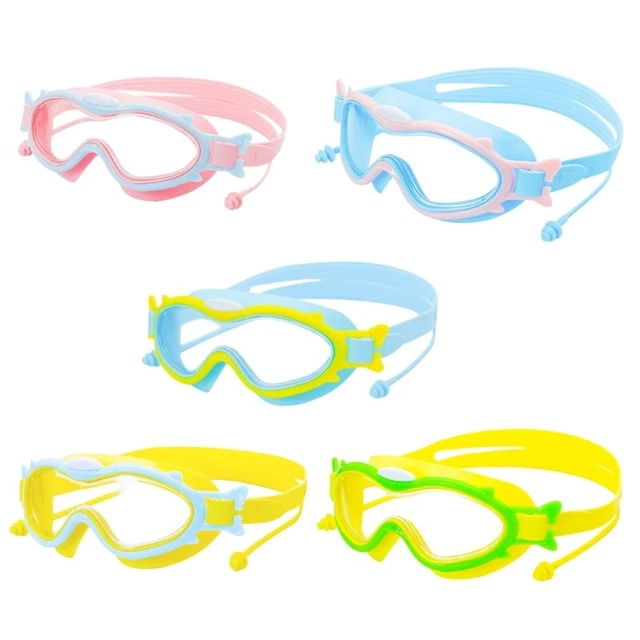 Children Swim Goggles with Anti-Fog, Waterproof Clear Lens for 3-16 Years Kids