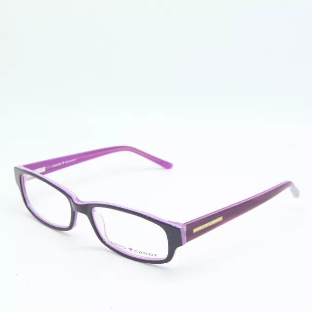 New Hard Candy Hc04 Dpur Dark Purple Authentic Eyeglasses 53-16