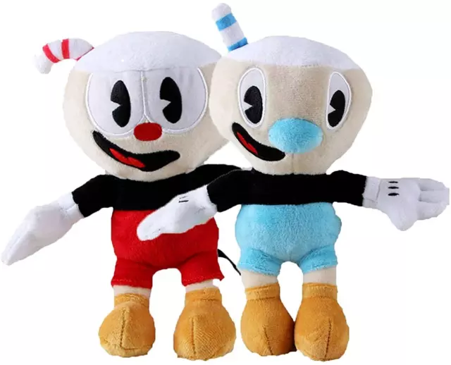 Cuphead Animation Plush Toys Mugman Legendary Chalice Cartoon Doll gift for kids