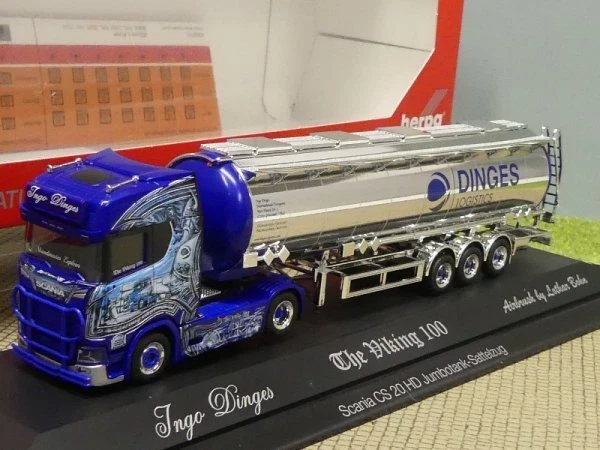 HERPA 316293 - Scania CS 20 HD con silo Preben Hansen - 1:87 HERPA 316293 - Scania CS 20 HD con silo Preben Hansen - 1:87
