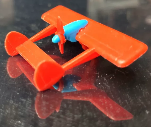 Ersatzteil Flügel Motor Propeller Kombination f. Flugzeug Kunststoff orange blau