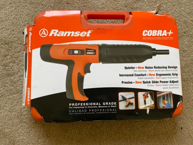 Ramset 16942 Cobra+ 0.27 Caliber Semi-Automatic Powder-Actuated Tool