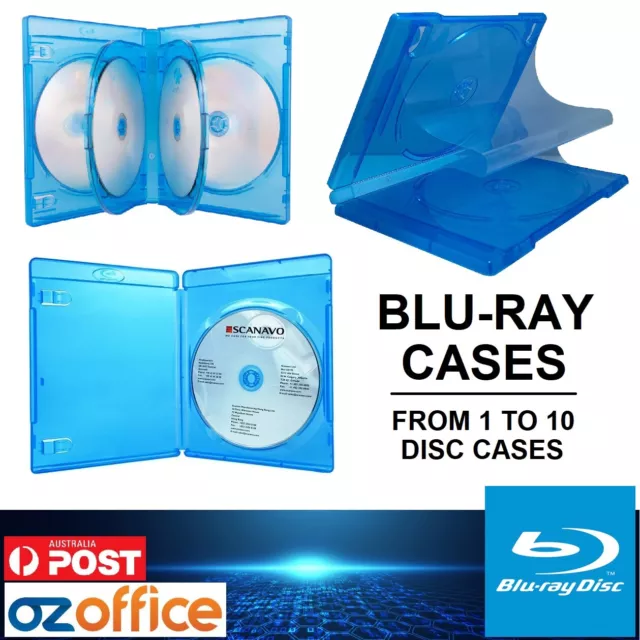 QUALITY Blu Ray Cases Covers BD-R PS3 4K HD Cases Single Double Triple Box Sets