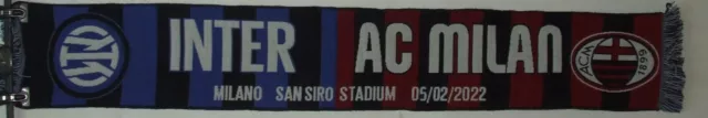 Sciarpa Scarf Bufanda Schal Calcio Ultras Milan Vs Inter (302)