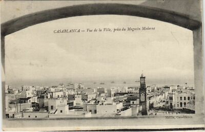 CPA AK Casablanca - Vue de la Ville prise du Magasin Moderne MAROC (1082574)