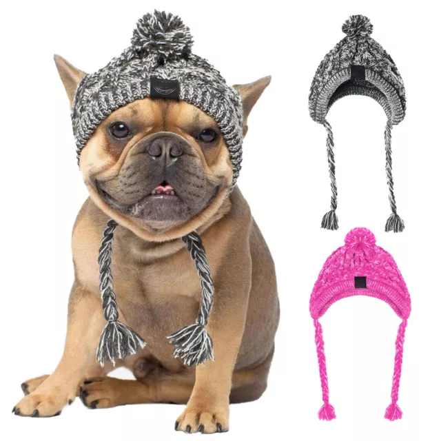 Winter Warm Knitted Pet Hat Set Dogs Hats Funny Cosplay Pet Dog For Puppy
