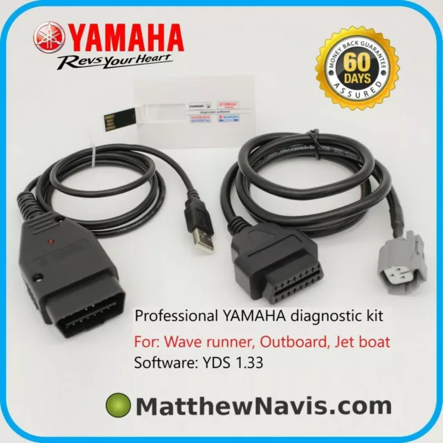 Diagnosekabel-KIT für Yamaha YDS 1.33 Marine Außenborder WaveRunner Jetboot