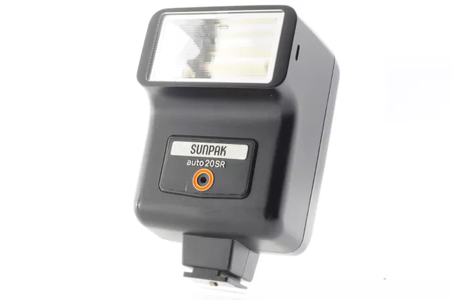 [Excellent++] SUNPAK auto 20 SR Shoe Mount Flash w/ For Old Vintage SLR Camera