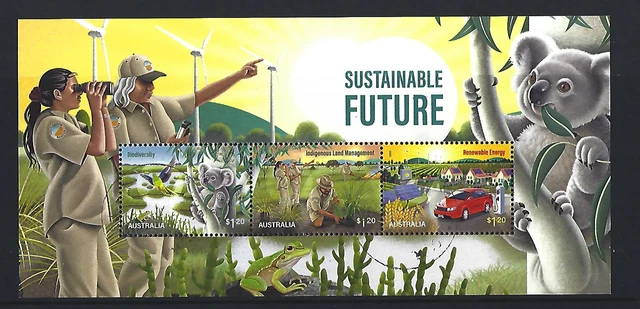 Australia 2023 Sustainable Future Miniature Sheet Fine Used