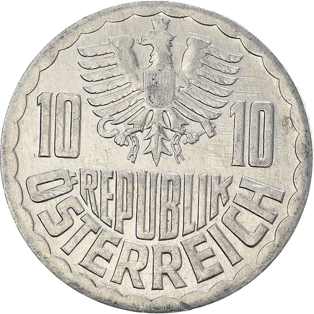 [#958410] Coin, Austria, 10 Groschen, 1986, Vienna, VF, Aluminum, KM:2878