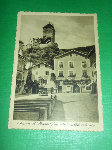 Cartolina Chiusa d' Isarco - Alto Adige - Particolare Panificio M. Ladinser 1939