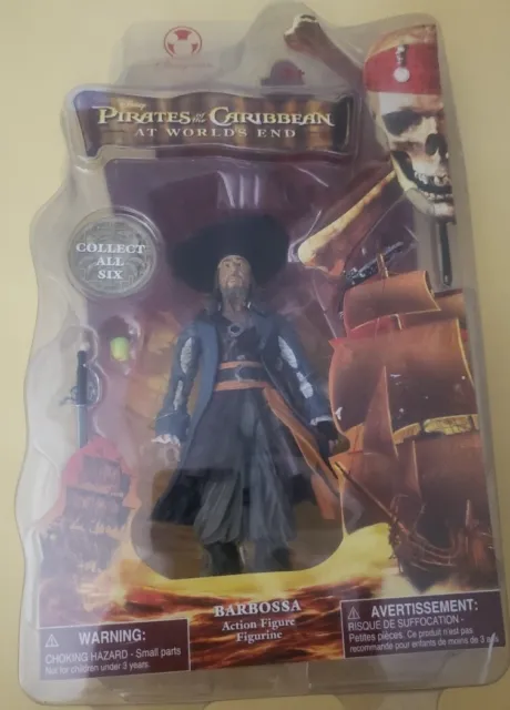 Pirates of The Caribbean At World's End Captain Barbossa Action Figure Disney