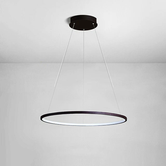 LED Hänge Leuchte Kreis Ring Design Decken Lampe Wohn Zimmer Beleuchtung Pendel!
