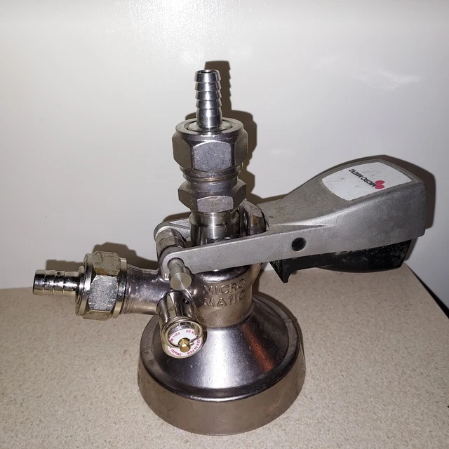 Micro Matic -  A System - Keg Coupler Tap with Ergo Lever Handle (Used)