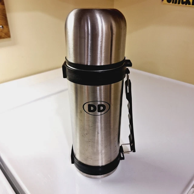 DUNKIN DONUTS COFFEE Travel Thermos Tumbler Cup stainless 32 oz 2011
