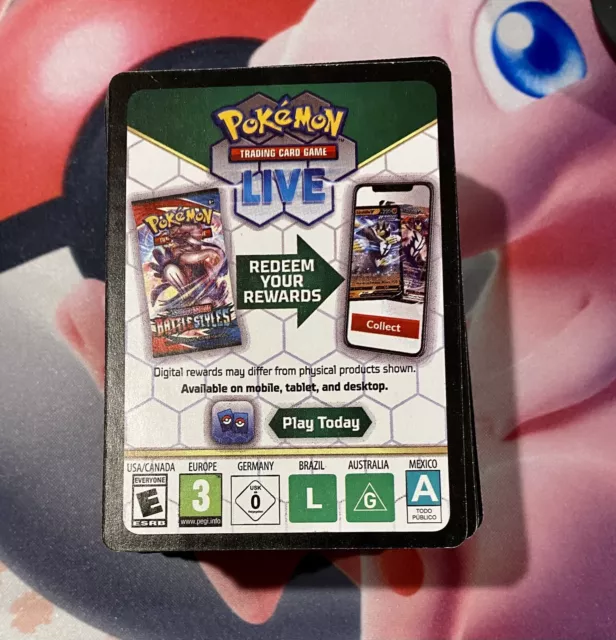 Pokemon TCG Live Code Cards x10- Paldea Evolved - Unused - *Sent Via Message*