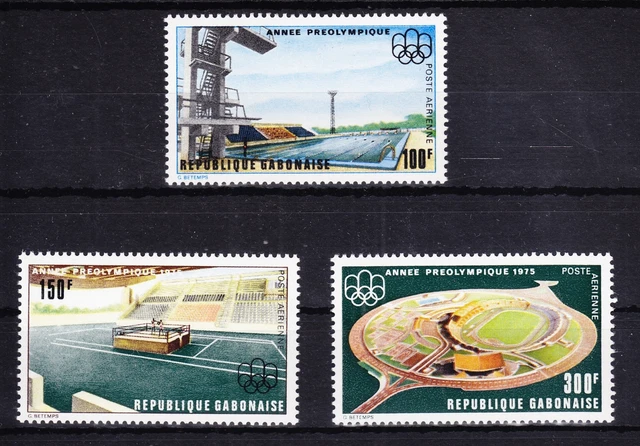 Gabun 569-571 postfrisch Olympische Spiele, MNH #RG217