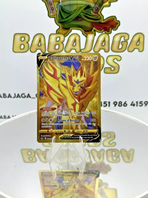 POKEMON CARD ZACIAN V ASTRO - 096/159 HOLO - ZENIT REGALE - ITA NM