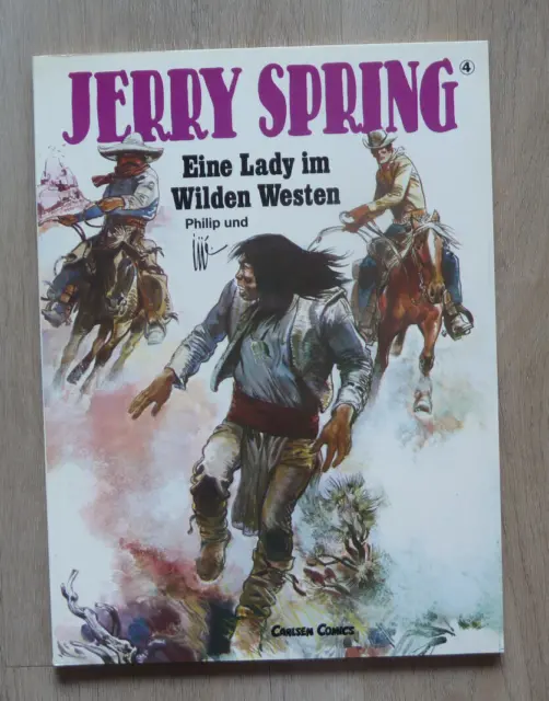 Lob+Jijé: Jerry Spring  Nr. 4, "Eine Lady im Wilden Westen",Comic, 1. Aufl. 1988