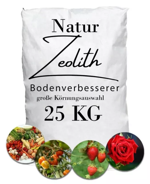 25 kg Zeolith Steinmehl Naturprodukt Obst Gemüseanbau Gesteinsmehl für Pflanzen