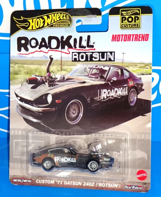 HOT WHEELS 2024 Pop Culture MotorTrend Roadkill Custom '71 Datsun 240Z