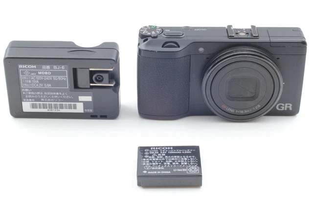 [Exc+5] RICOH GR 16.2MP DIGITAL COMPACT CAMERA BLACK NON WIFI From JAPAN 2