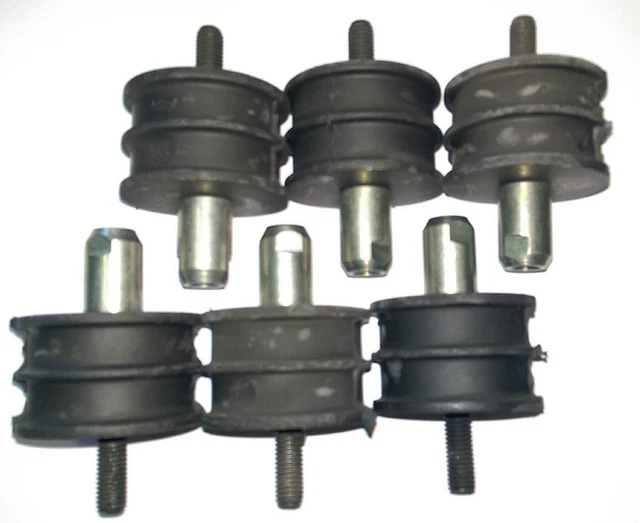Set of 6 Benford Terex Roller Mount Single Drum MBR71 1702-214 Anti Vibration