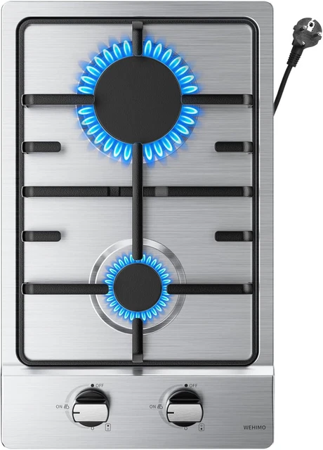 PHÉNIX PG-603RT CUISINIÈRE à Gaz 3 Flame Rond Verre Montage Table de Cuisson Gaz EUR 252,73