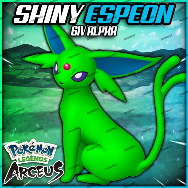 Pokemon Legends Arceus SHINY ALPHA SPIRITOMB LV.80 ✨MAX Effort Levels Fast  Trade